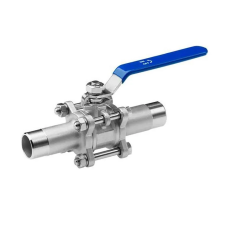 Кран нержавеющий шаровой стальной неполнопроходной муфтовый 12Х18Н10Т ДУ 10 Ру 40